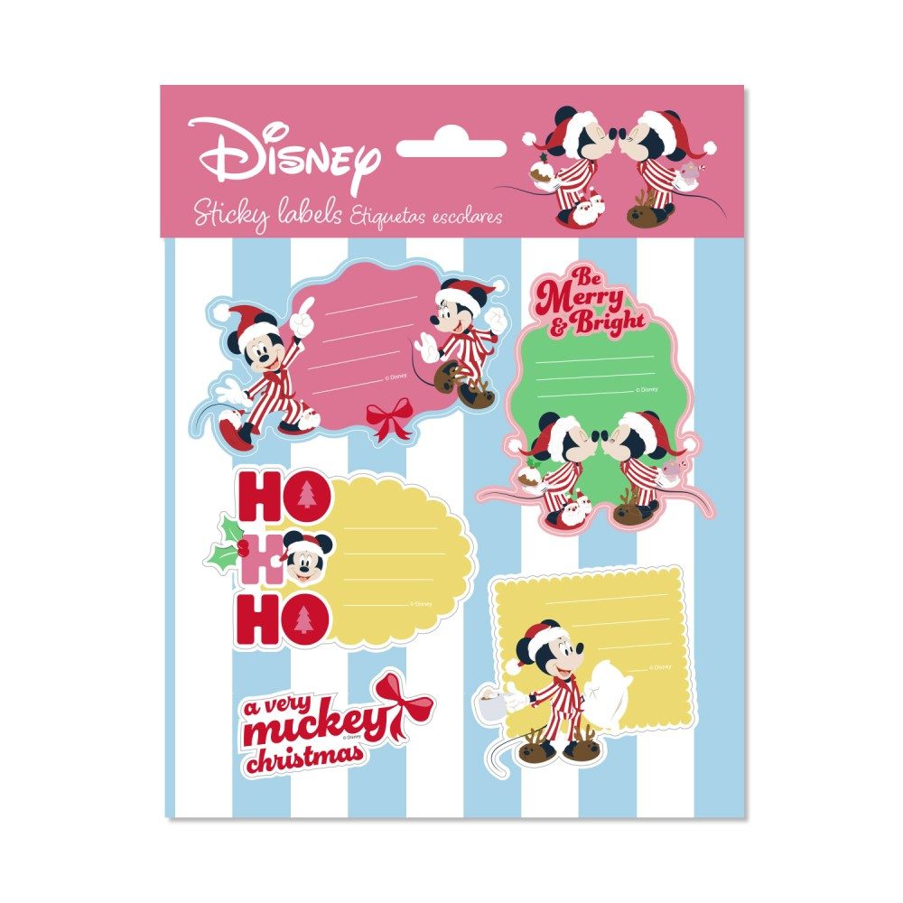 Grupo Erik Disney Mickey Mouse - Premium Christmas SelfAdhesive Adhesive labels - Multicolours